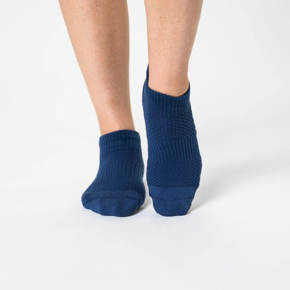 Navy Blue Ankle Compression Socks - Image 2