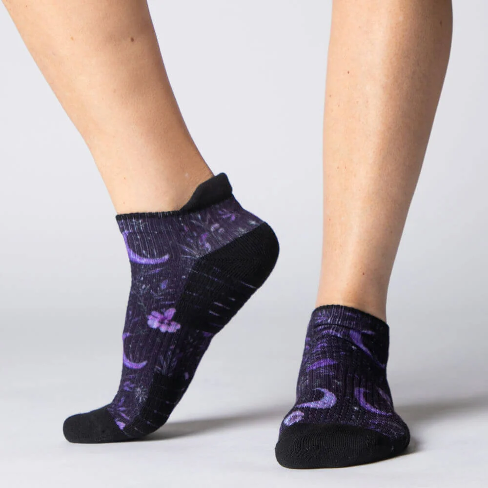 Purple Moon Ankle Compression Socks - Image 3