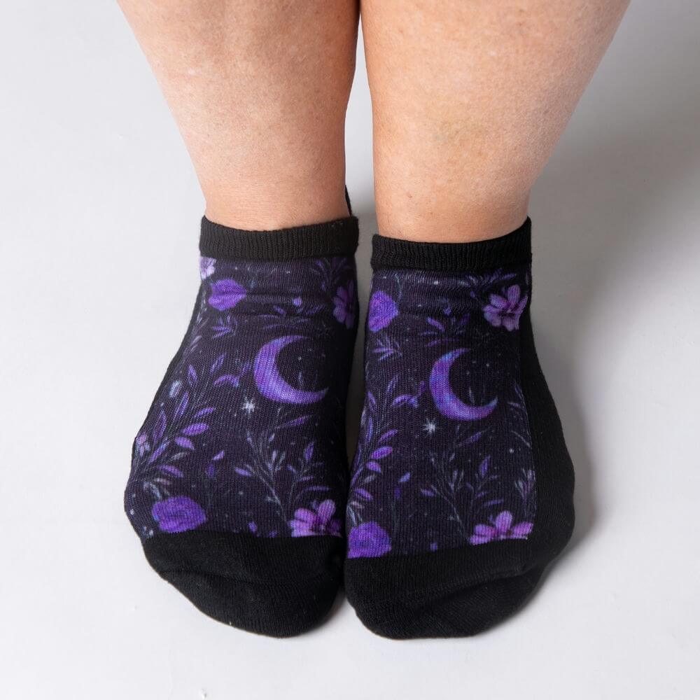 Purple Moon Ankle Socks - Image 2