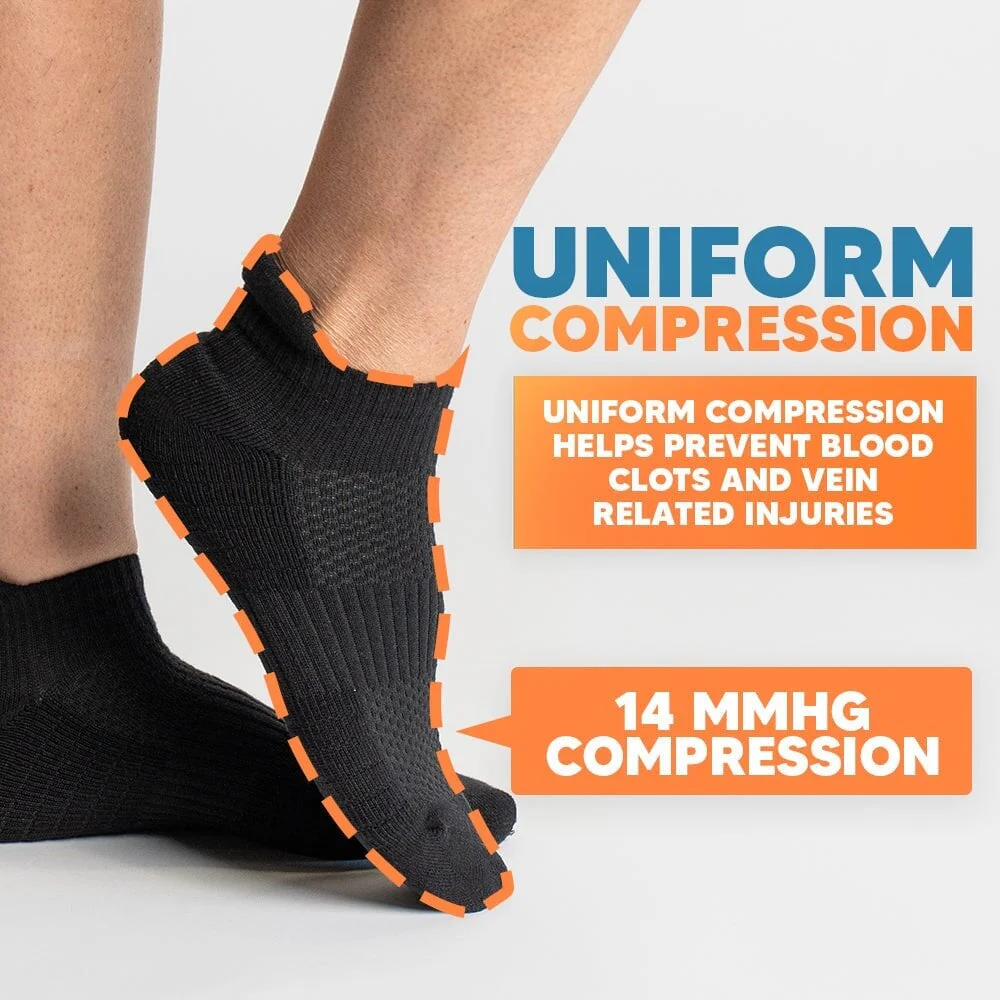 Basics Ankle Compression Socks Bundle 12-Pack - Image 7