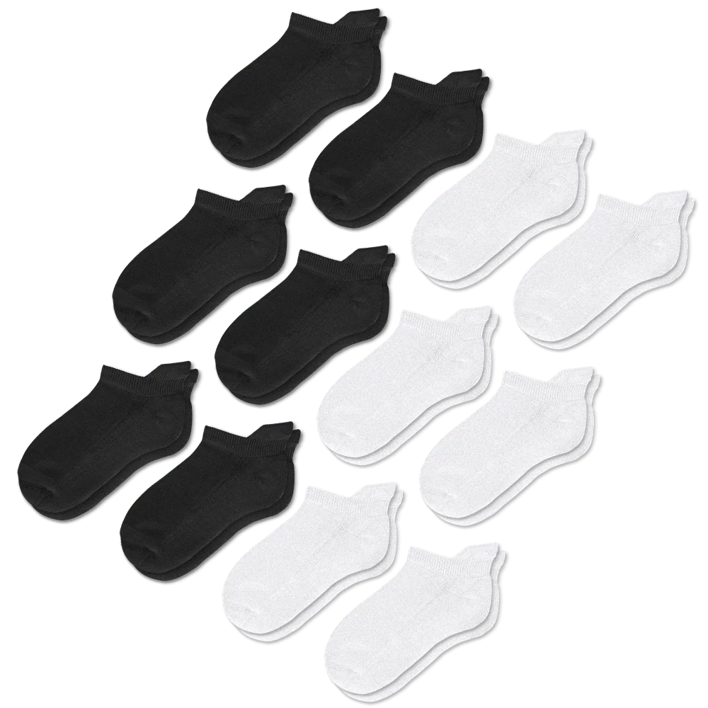 Basics Ankle Socks Bundle 12-Pack
