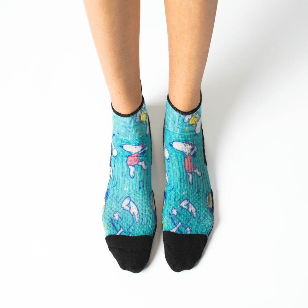 Beagle Ballet Ankle Compression Socks - Image 2