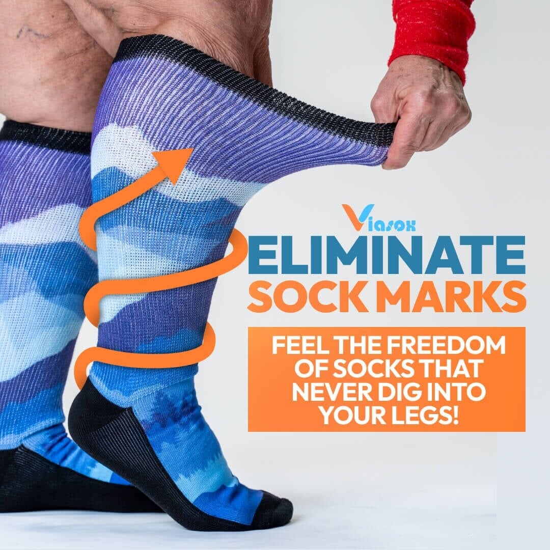 Black EasyStretch™ Socks Bundle 6-Pack - Image 4