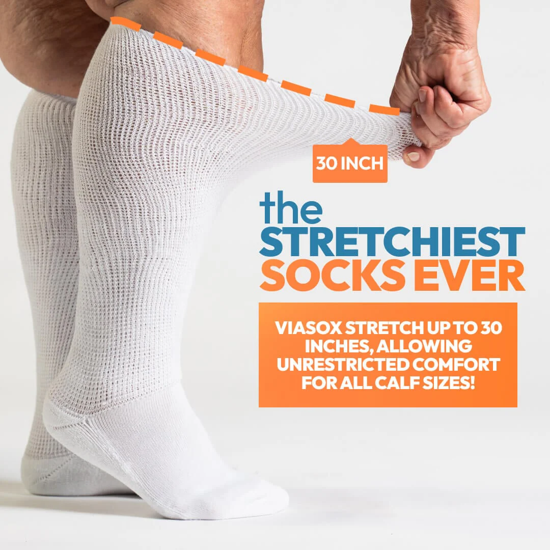 Black EasyStretch™ Socks Bundle 6-Pack - Image 7