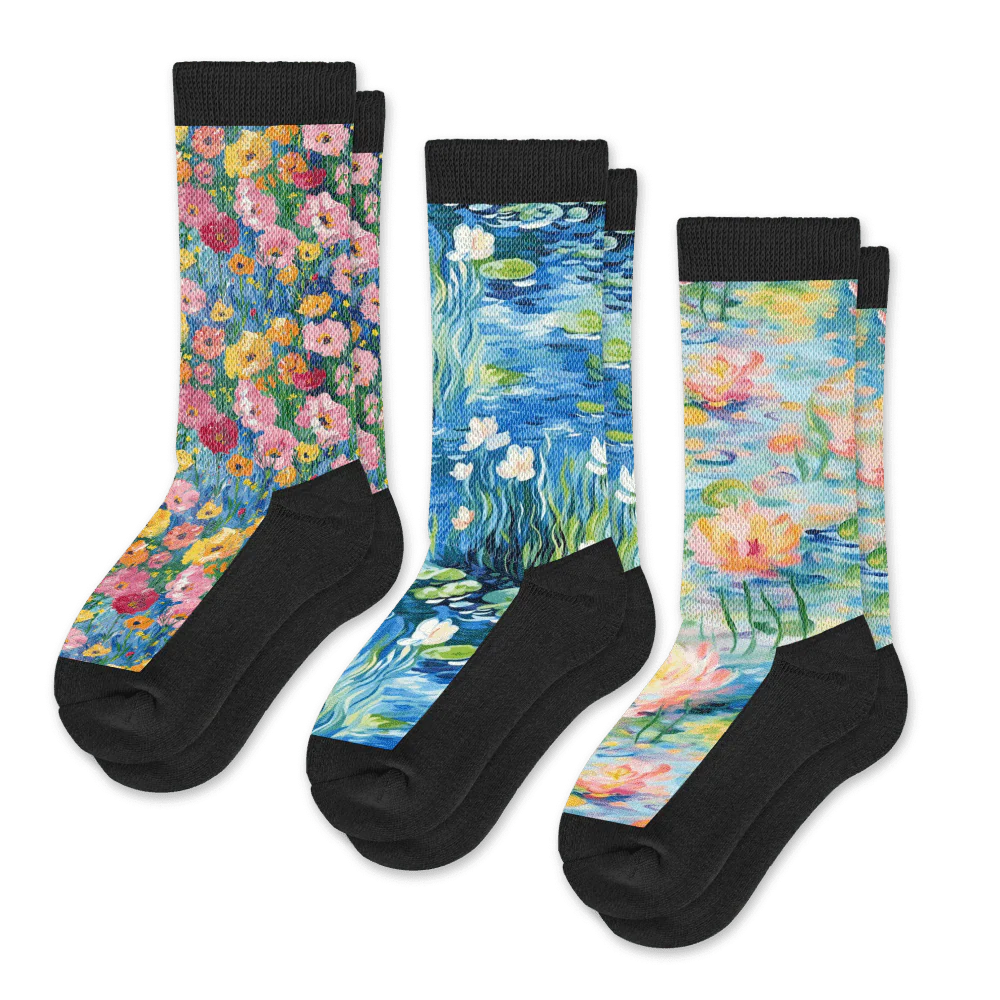 Brushstrokes EasyStretch™ Socks Bundle 3-Pack - Image 2