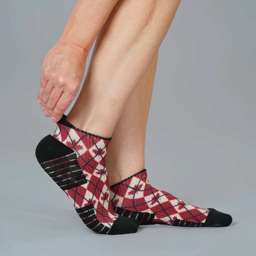 Canadian Argyle Ankle Compression Socks - Image 3