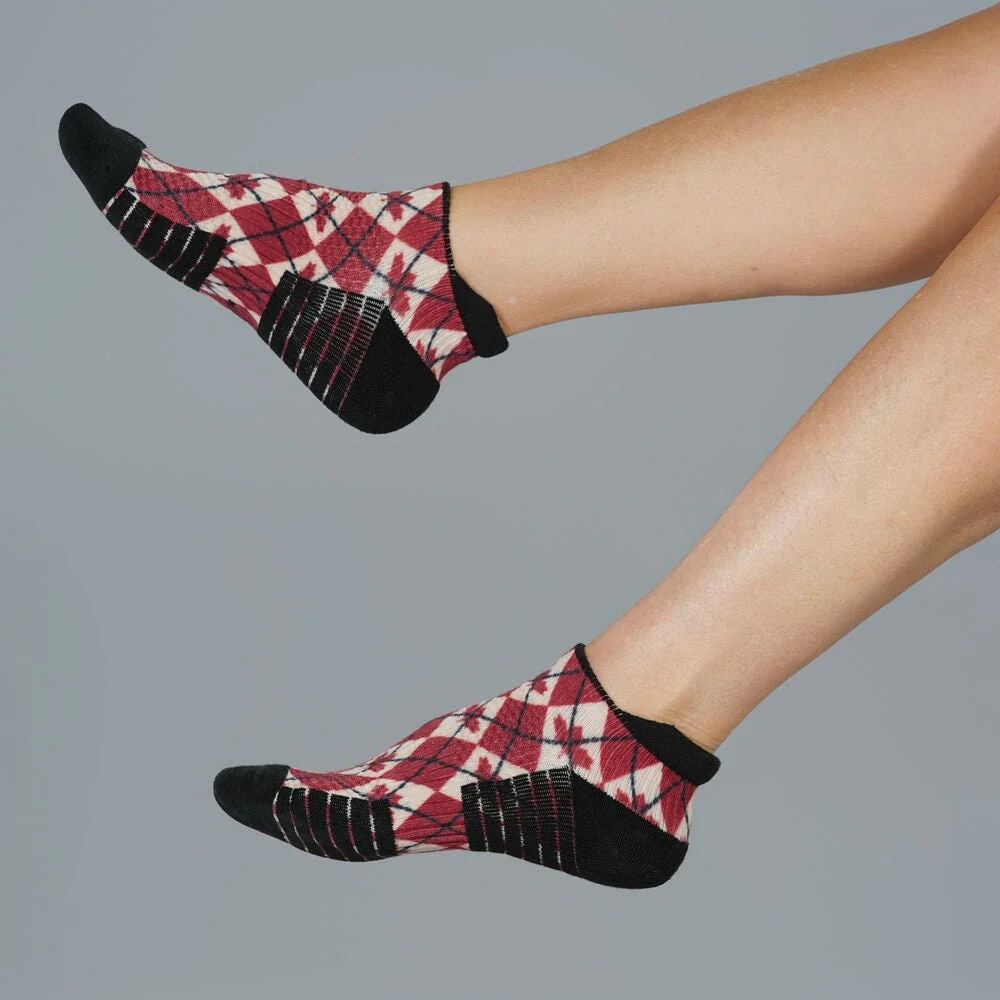 Canadian Argyle Ankle Compression Socks - Image 4