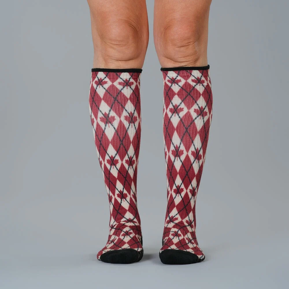 Canadian Argyle Compression Socks - Image 2