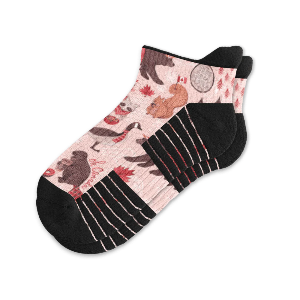 Canadian Critters Ankle Compression Socks