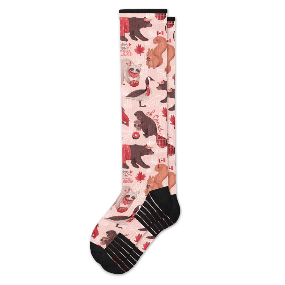 Canadian Critters Compression Socks