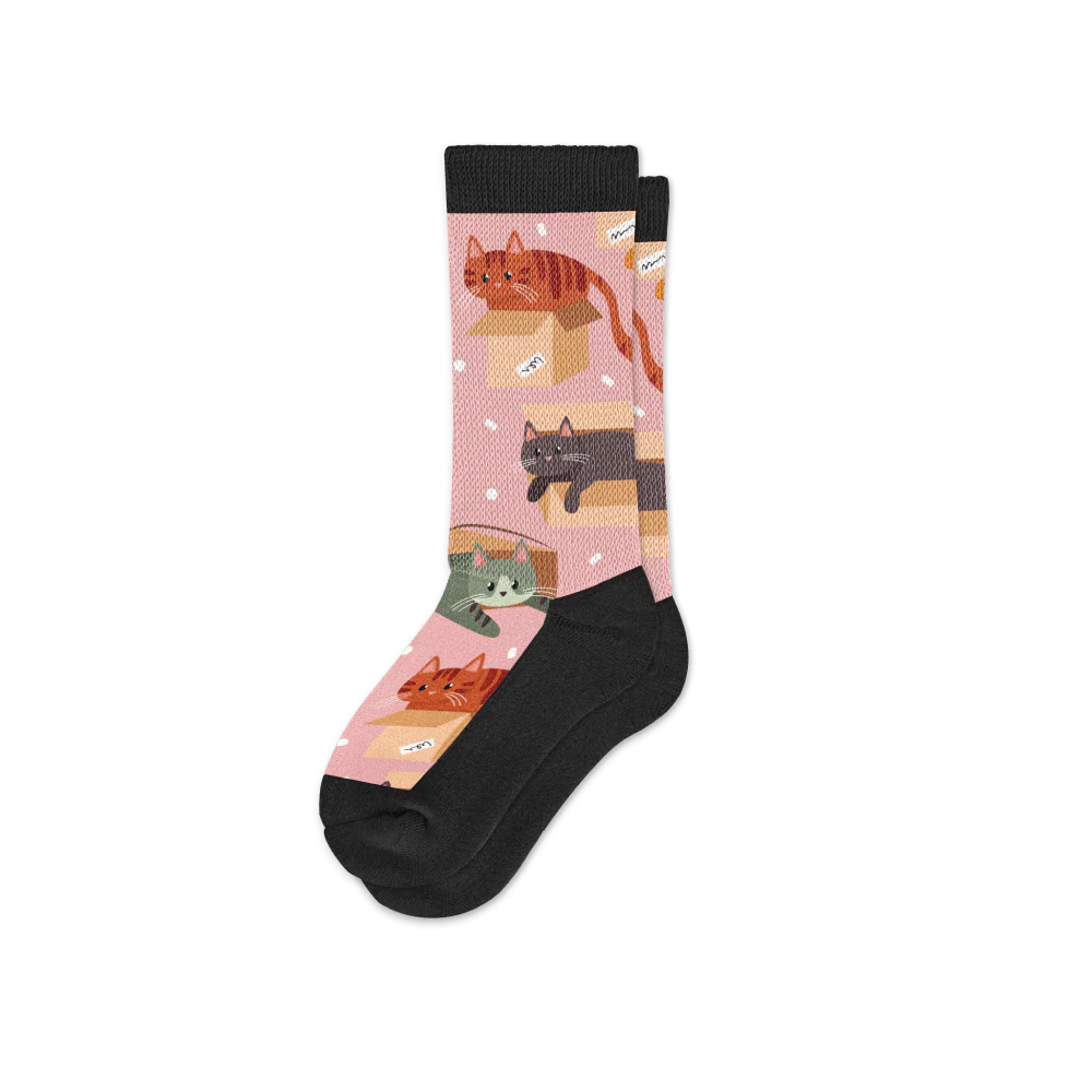 Cats in Boxes EasyStretch™ Socks - Image 2
