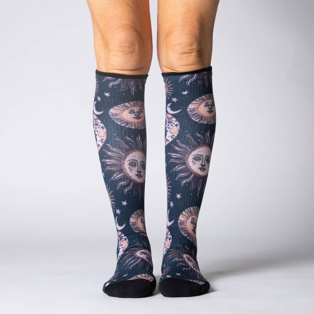 Celestial Moon Compression Socks - Image 2