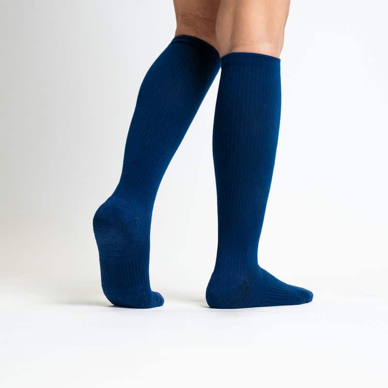 Navy Blue Compression Socks - Image 4