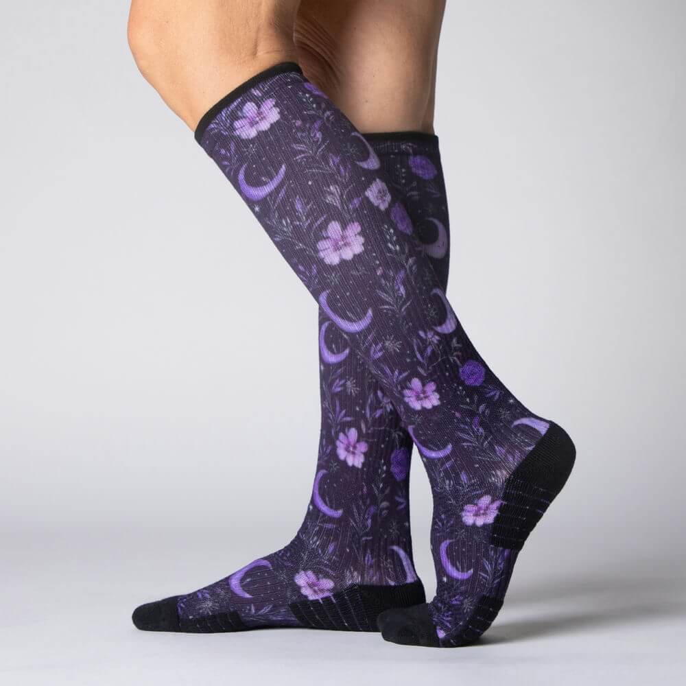 Purple Moon Compression Socks - Image 3