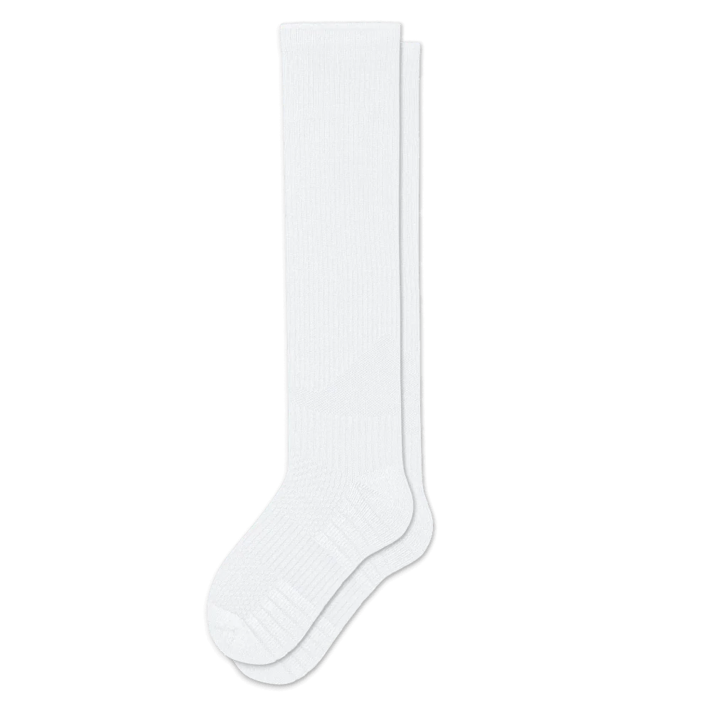 White Compression Socks