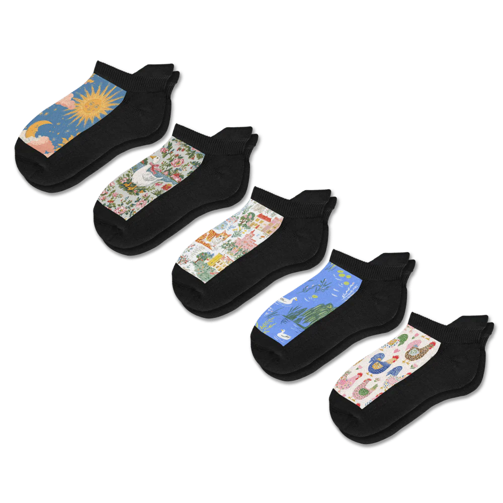 Fairytale Ankle Socks 5-Pack Bundle