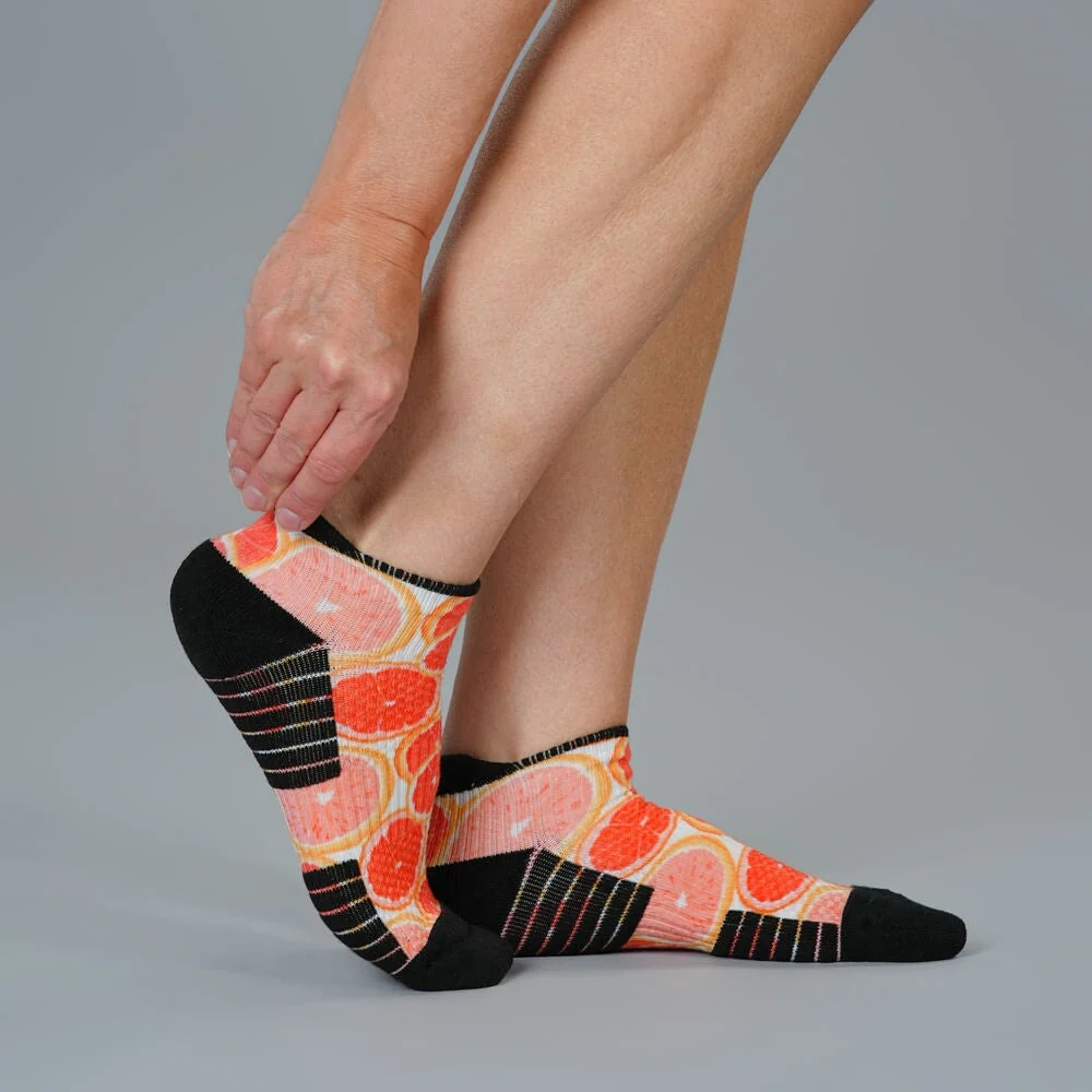 Grapefruit Dreams Ankle Compression Socks - Image 3