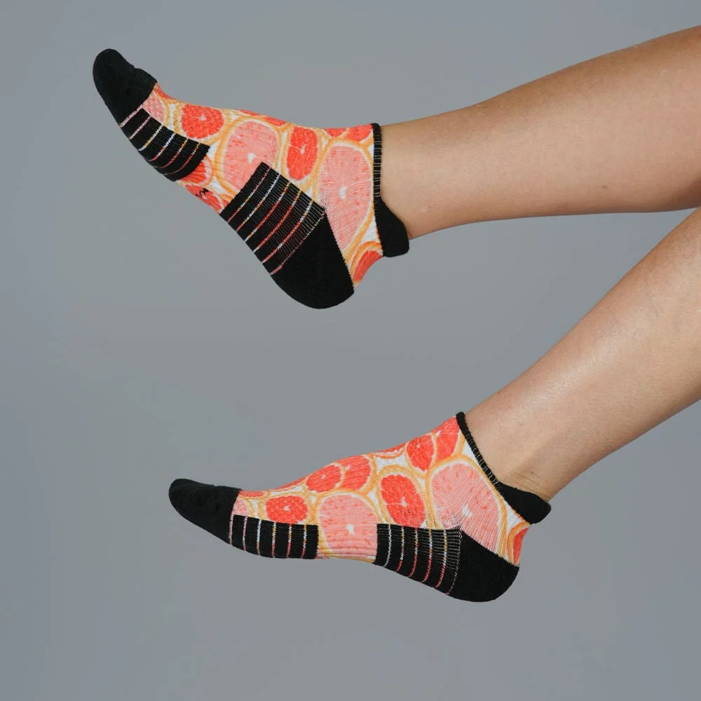 Grapefruit Dreams Ankle Compression Socks - Image 4
