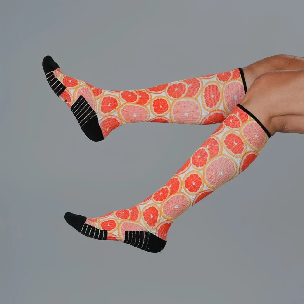 Grapefruit Dreams Compression Socks - Image 5