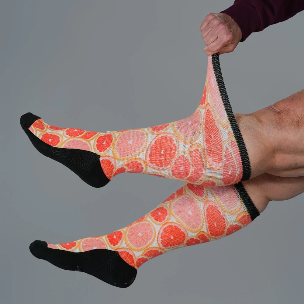 Grapefruit Dreams EasyStretch™ Socks - Image 5