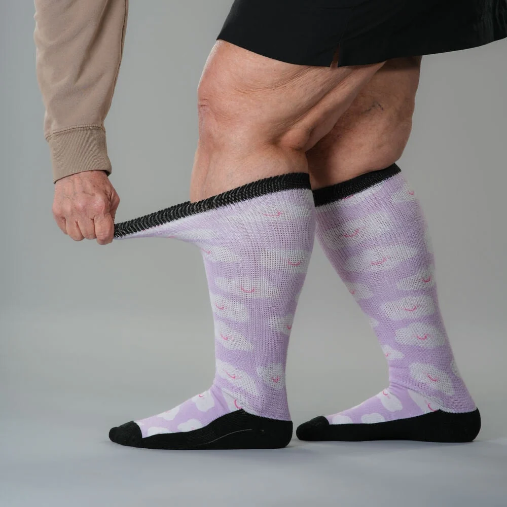 Happy Clouds EasyStretch™ Socks - Image 4