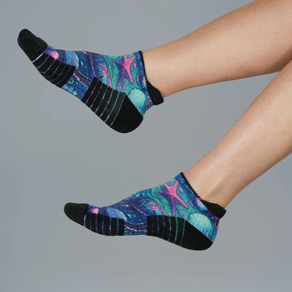 Iridescent Sealife Ankle Compression Socks - Image 4