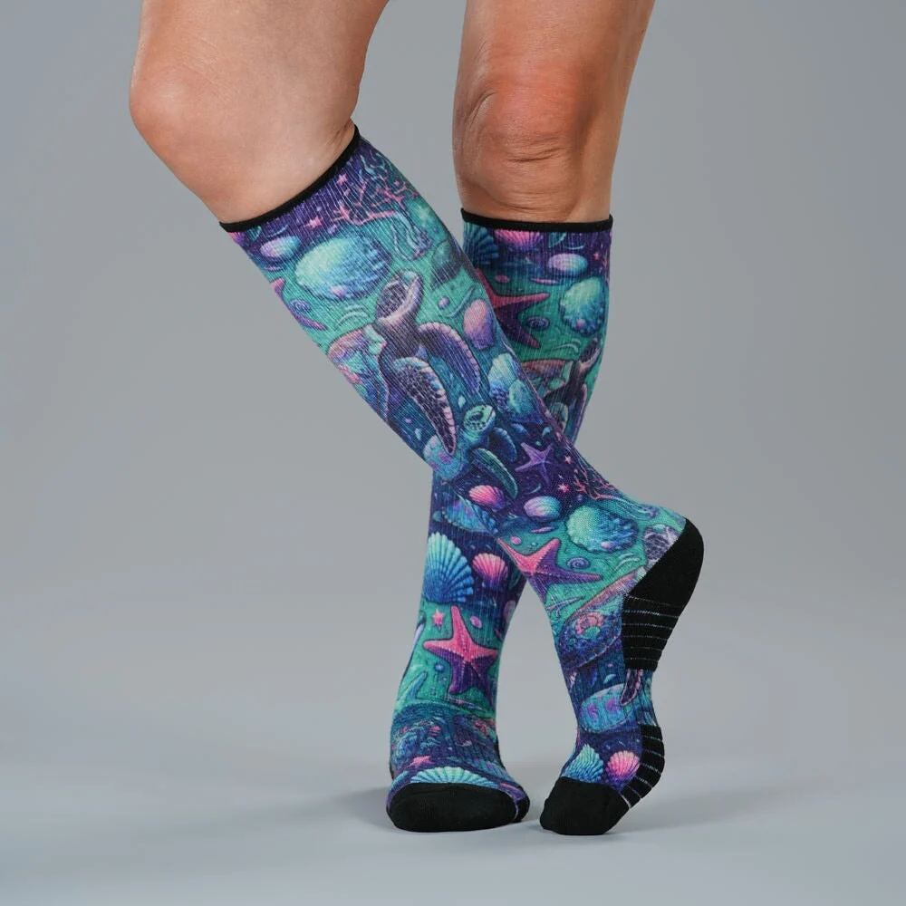 Iridescent Sealife Compression Socks - Image 3