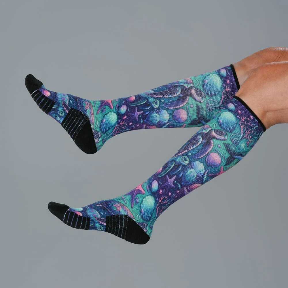 Iridescent Sealife Compression Socks - Image 5