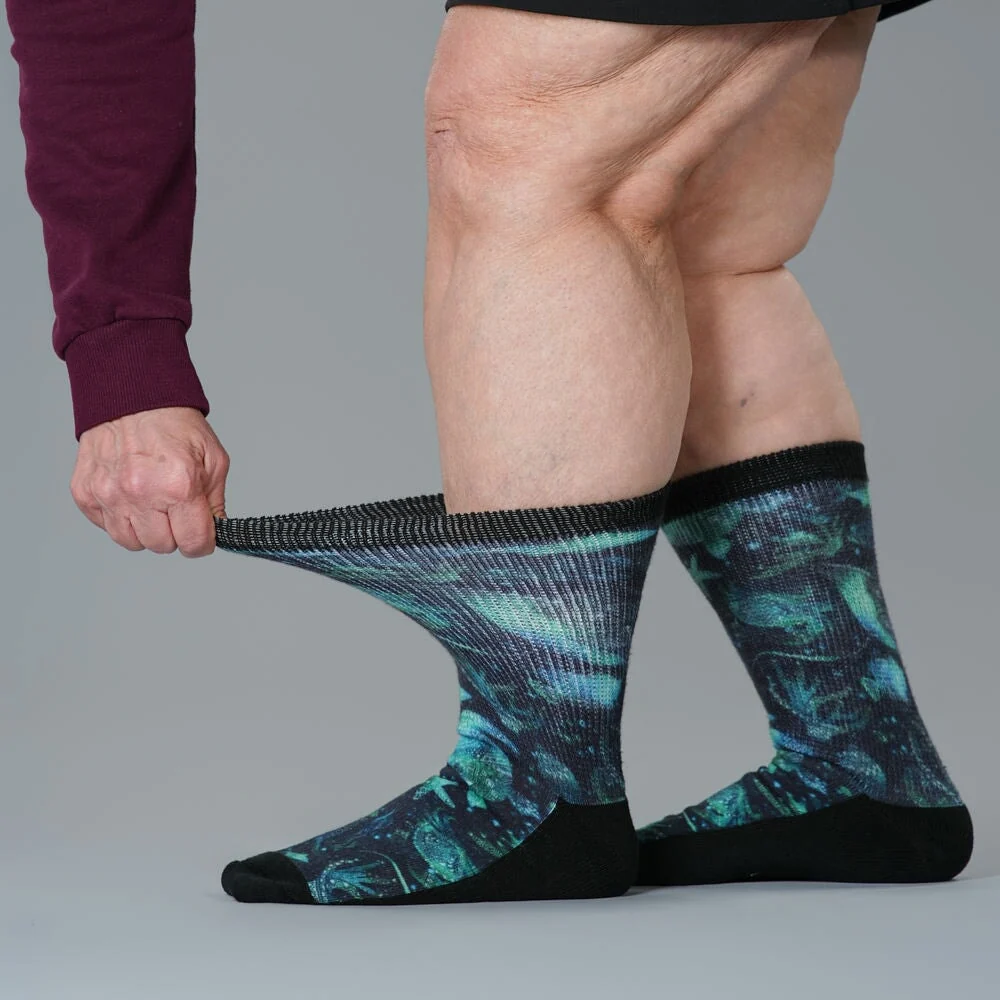 Mandala Ocean EasyStretch™ Socks - Image 7