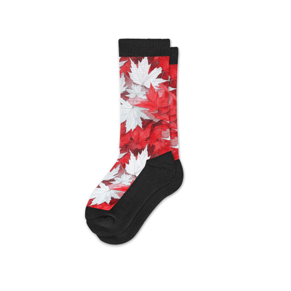 Maple Leaves EasyStretch™ Socks - Image 2