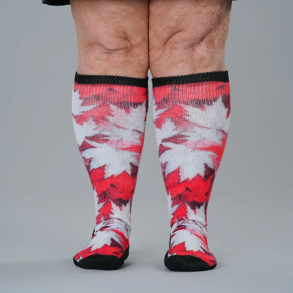 Maple Leaves EasyStretch™ Socks - Image 3