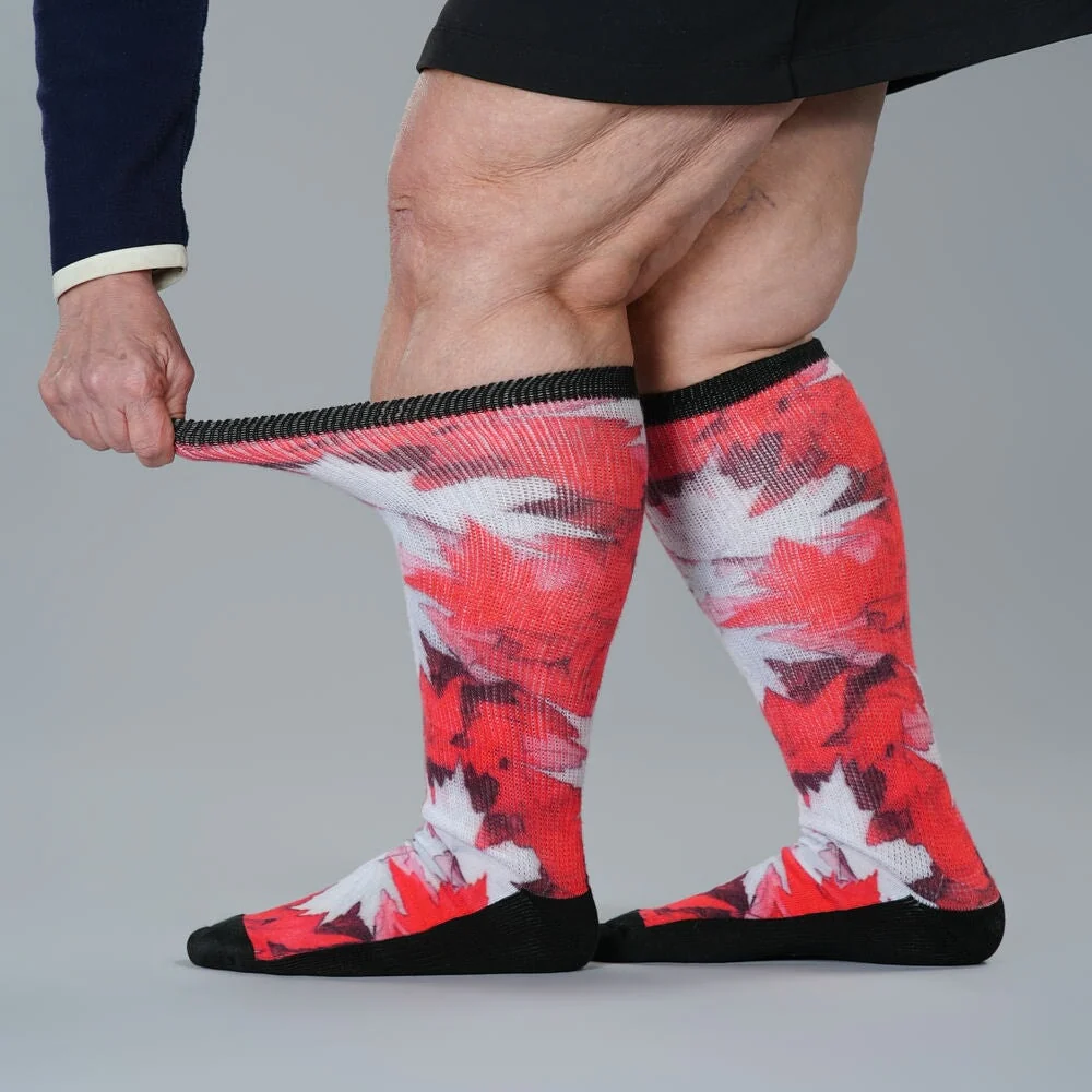 Maple Leaves EasyStretch™ Socks - Image 4