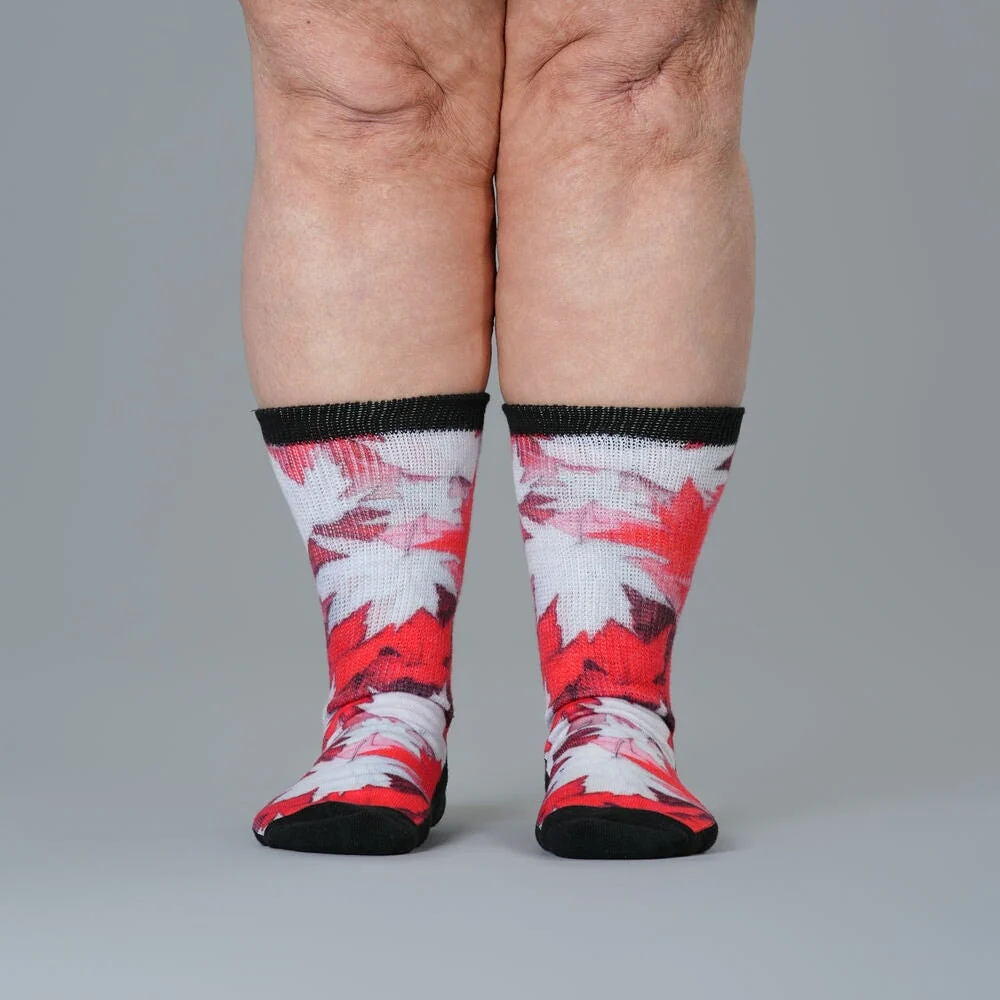 Maple Leaves EasyStretch™ Socks - Image 6