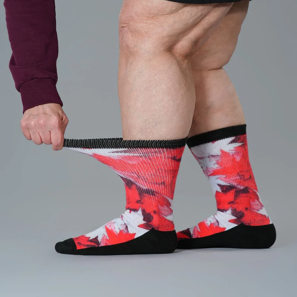 Maple Leaves EasyStretch™ Socks - Image 7