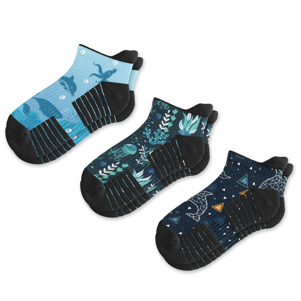 Marine Ankle Compression Socks 3-Pack Bundle