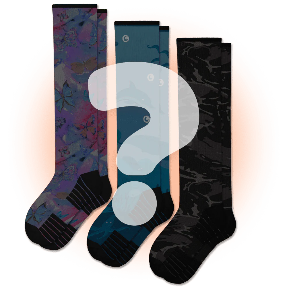 3 Pair Mystery Compression Socks