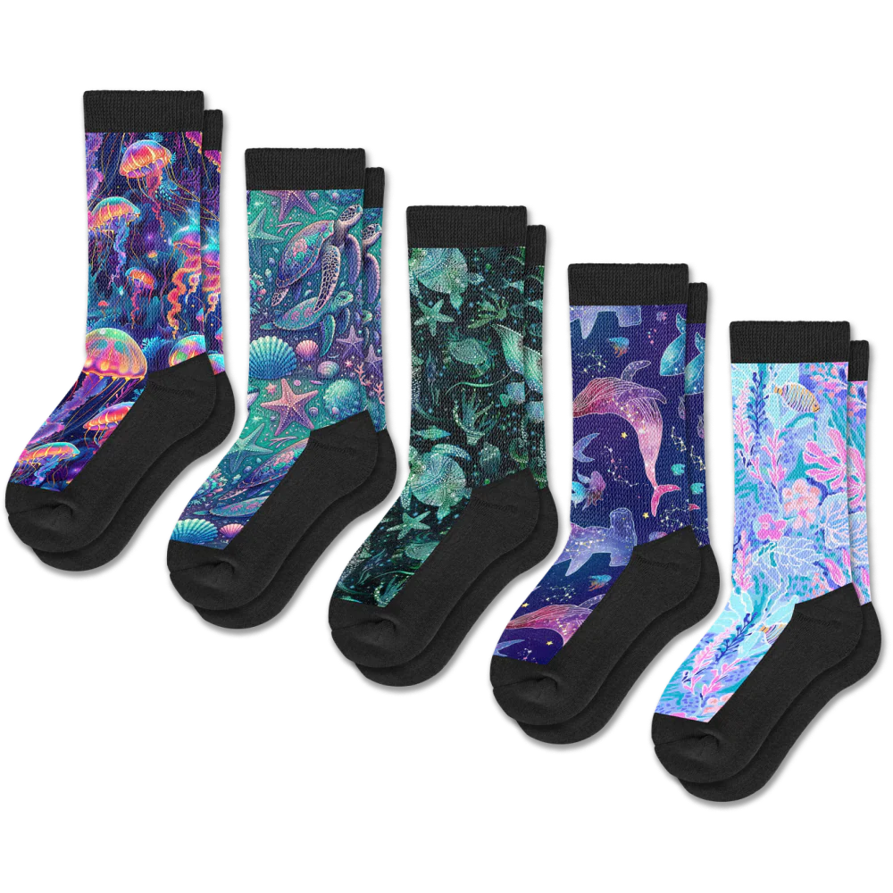 Neon Tide EasyStretch™ Socks 5-Pack Bundle - Image 2