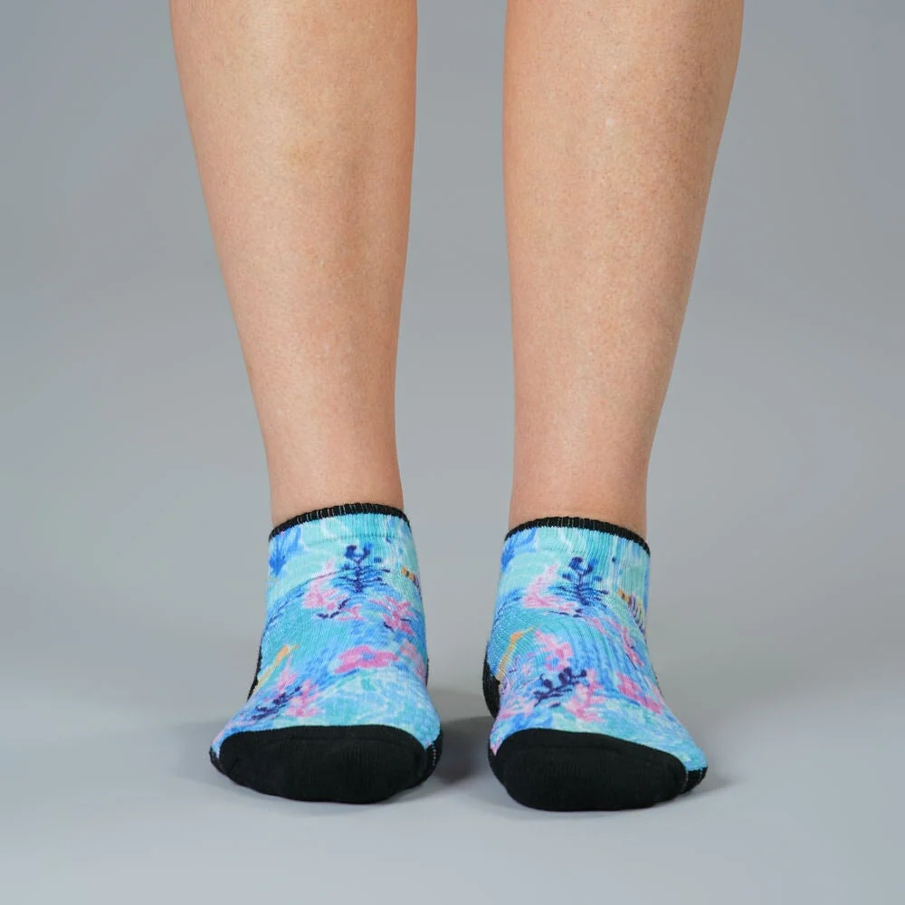 Pastel Reef Ankle Compression Socks - Image 2