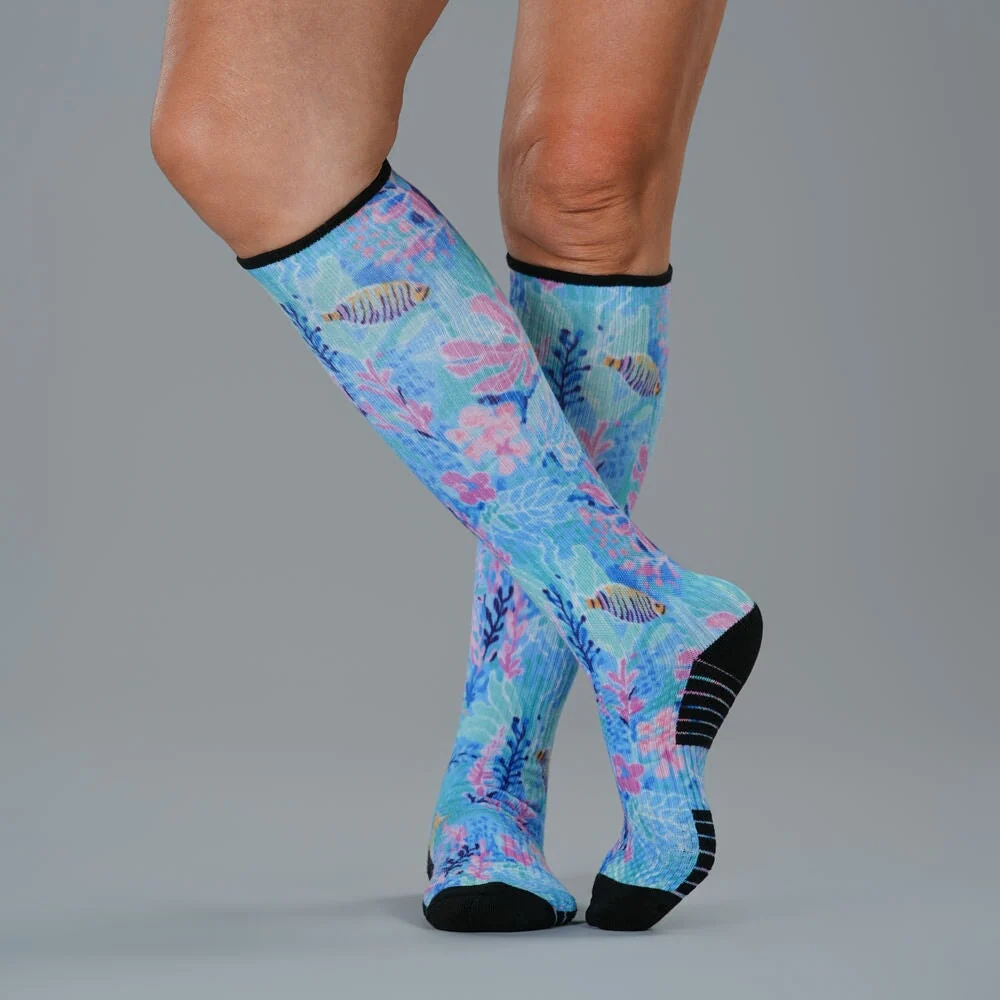 Pastel Reef Compression Socks - Image 3