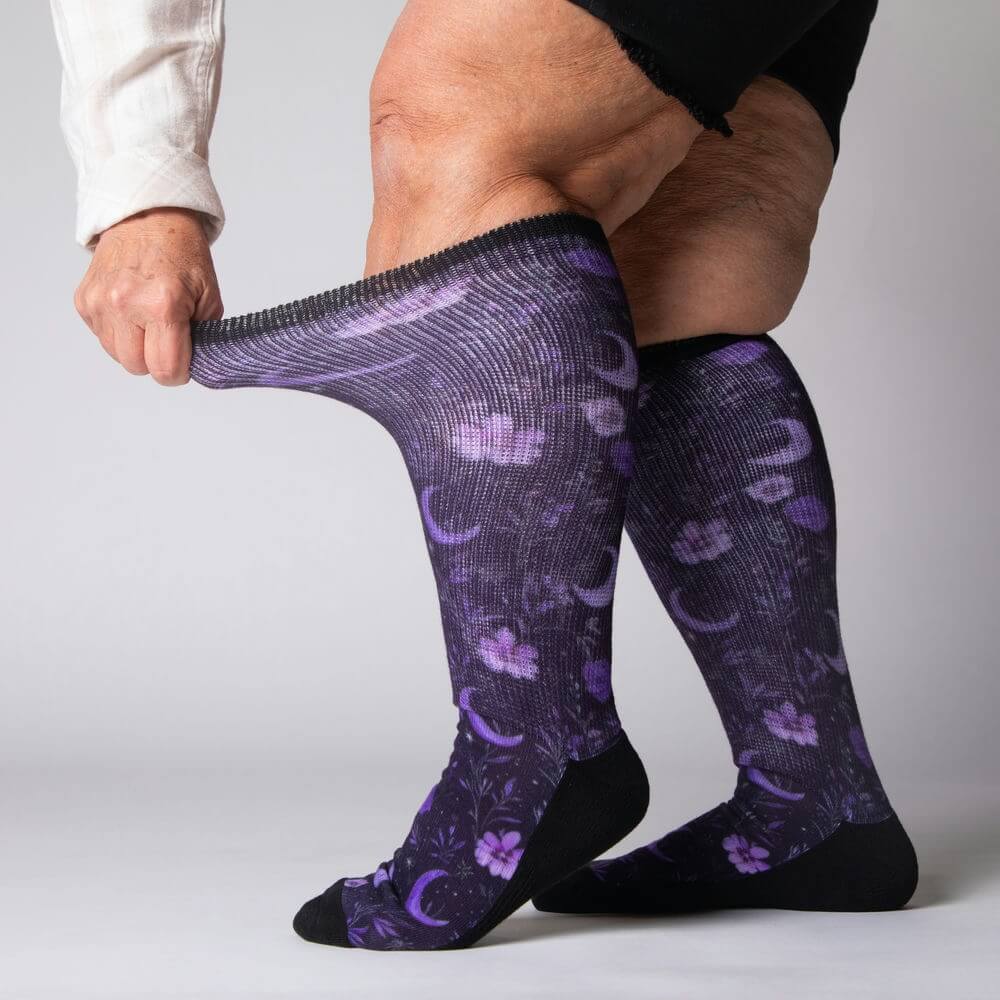 Purple Moon EasyStretch™ Socks - Image 5