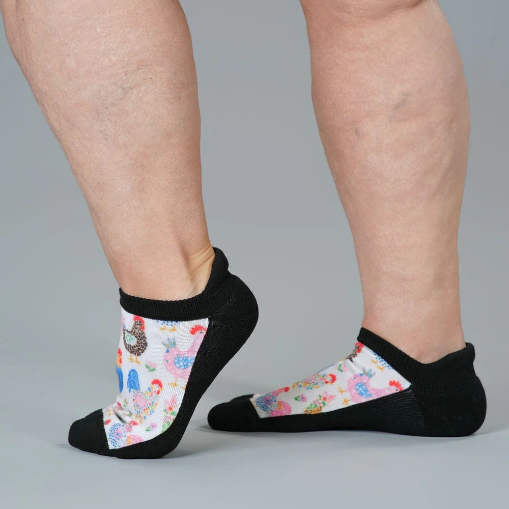 Rooster Razzle Ankle Socks - Image 3