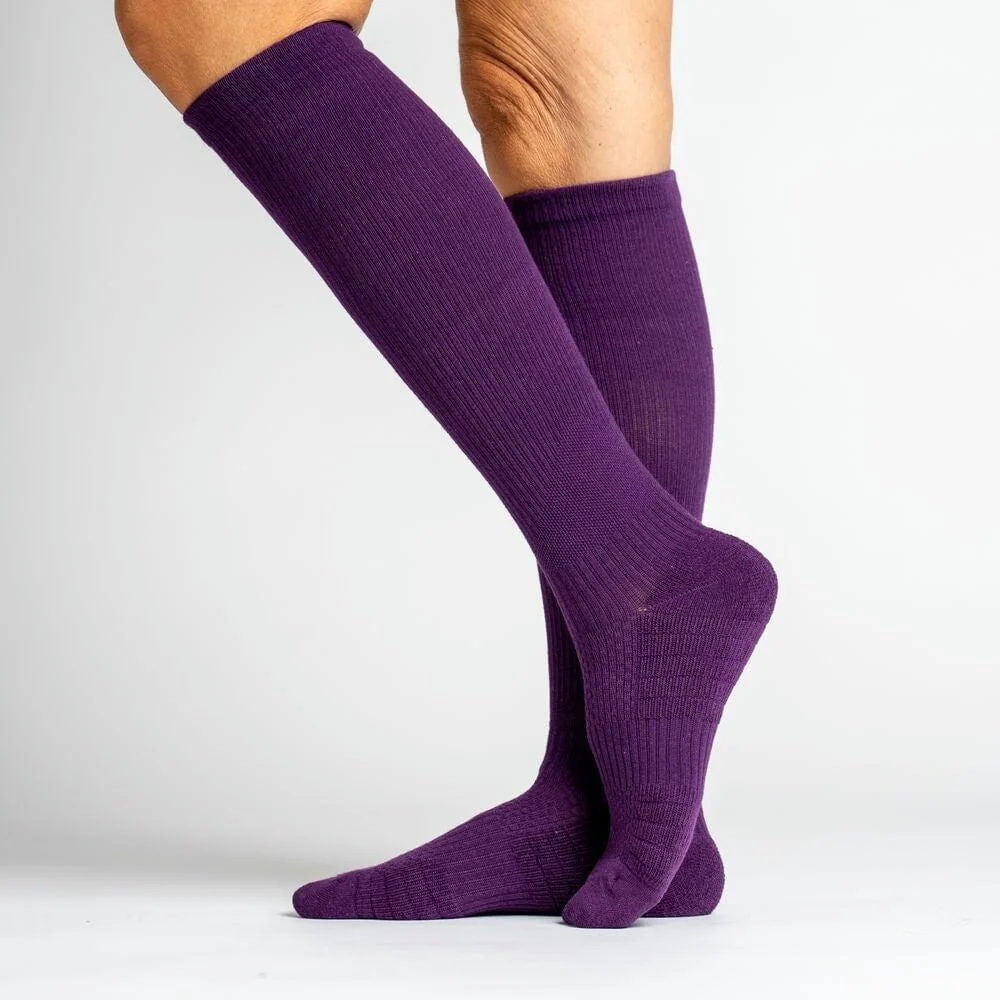 Royal Purple Compression Socks - Image 3