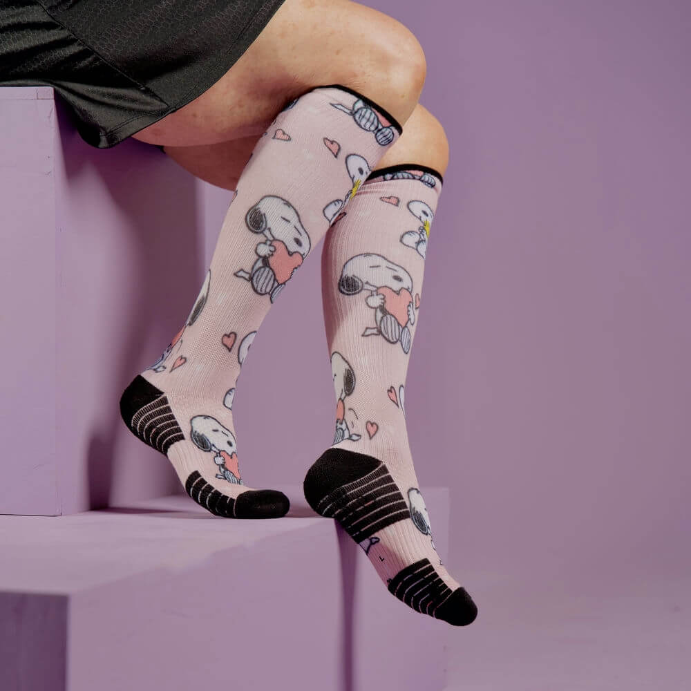 Snoopy Love Compression Socks - Image 3