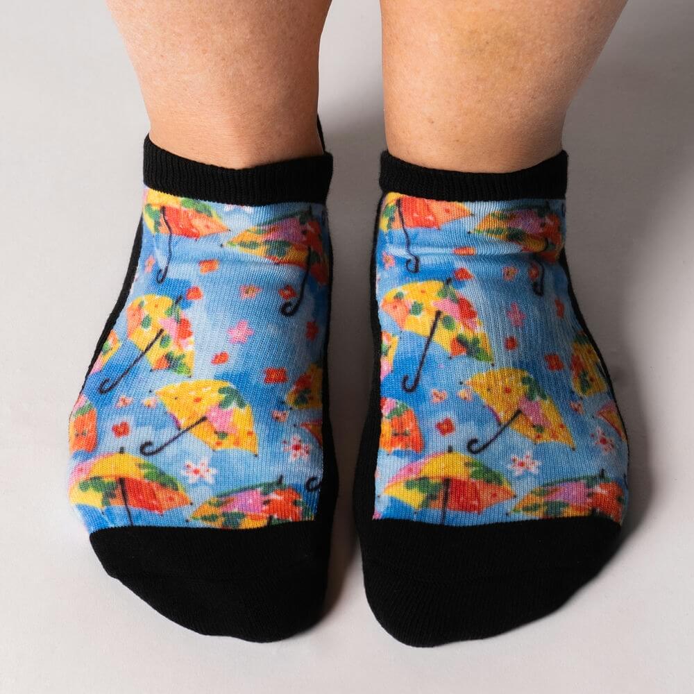 Spring Showers Ankle Socks - Image 2