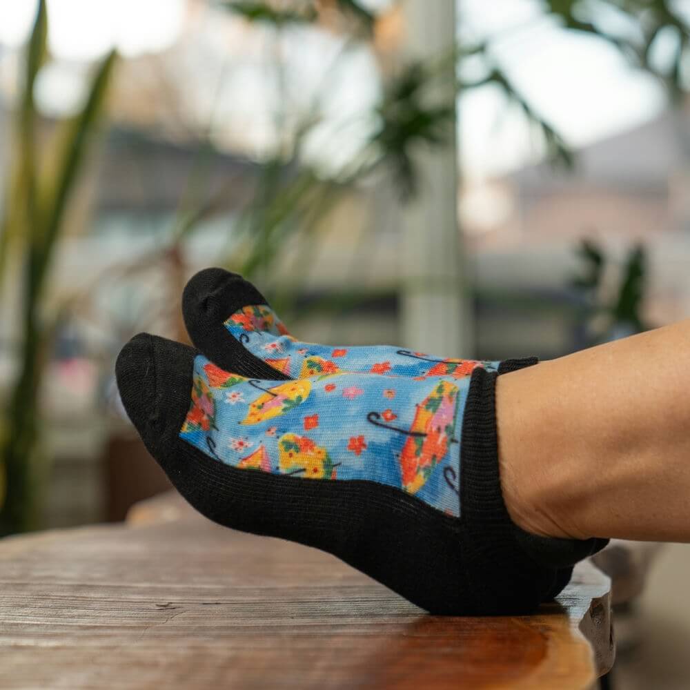 Spring Showers Ankle Socks - Image 5