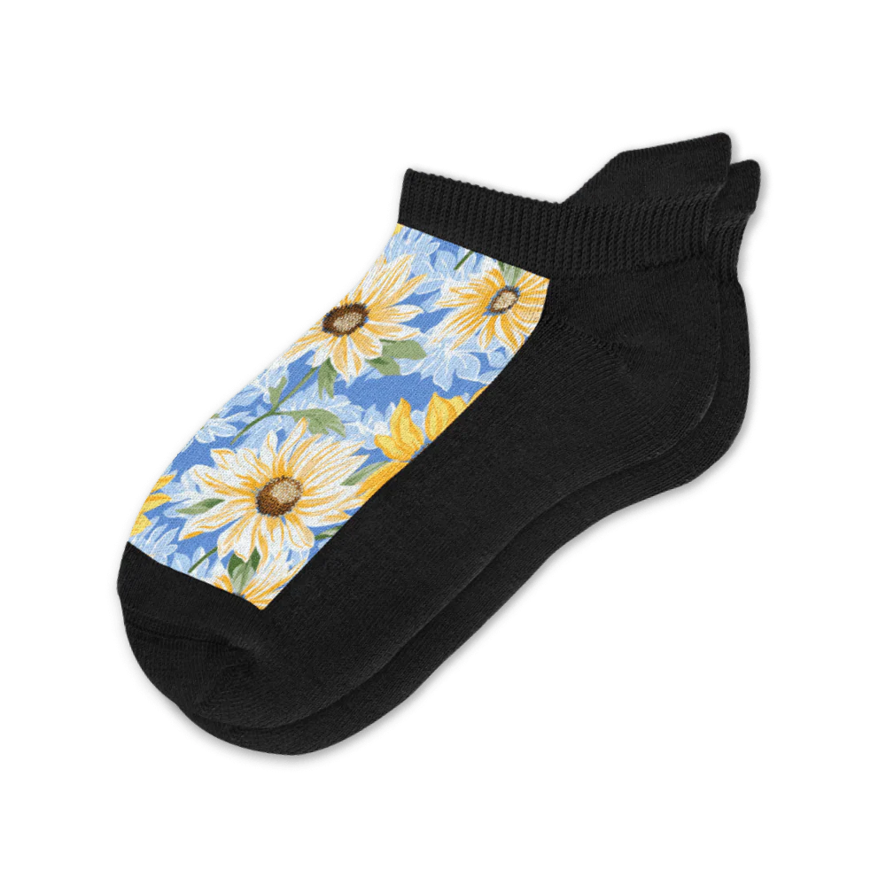 Sunflower Sky Ankle Socks
