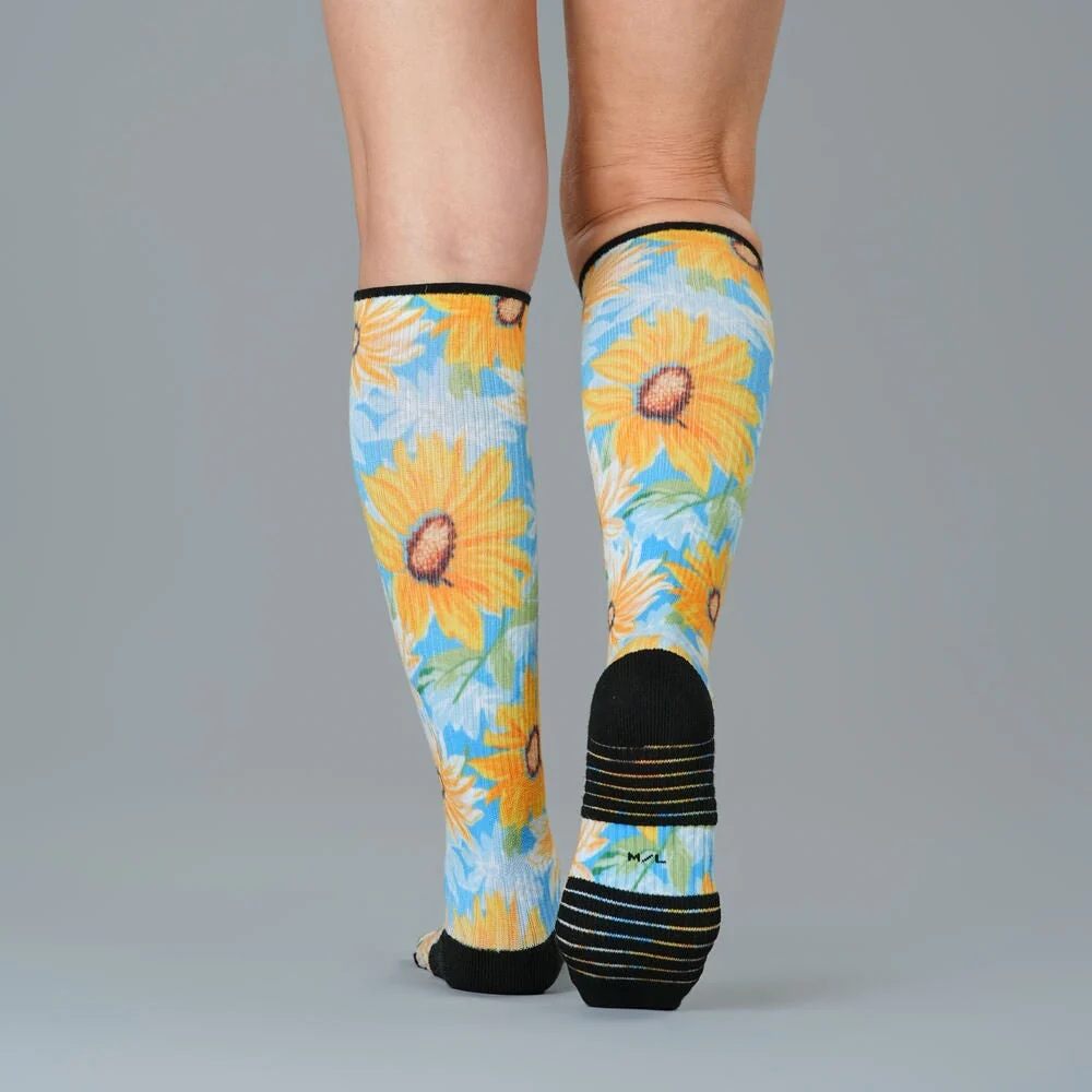 Sunflower Sky Compression Socks - Image 4