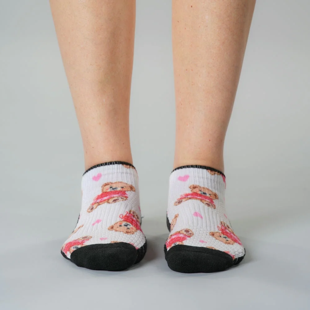 Sweetheart Bear Ankle Compression Socks - Image 2
