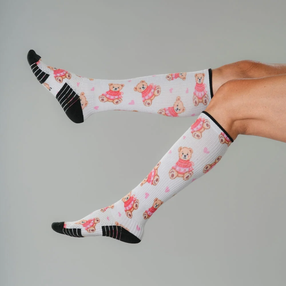 Sweetheart Bear Compression Socks - Image 4