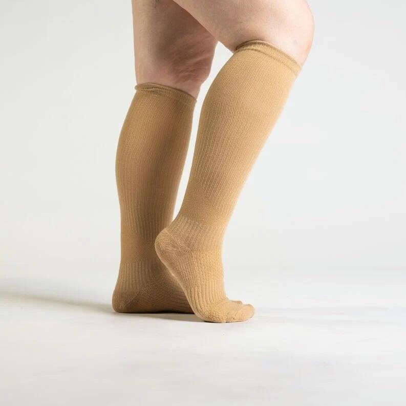 Tan Compression Socks Bundle 6-Pack - Image 3